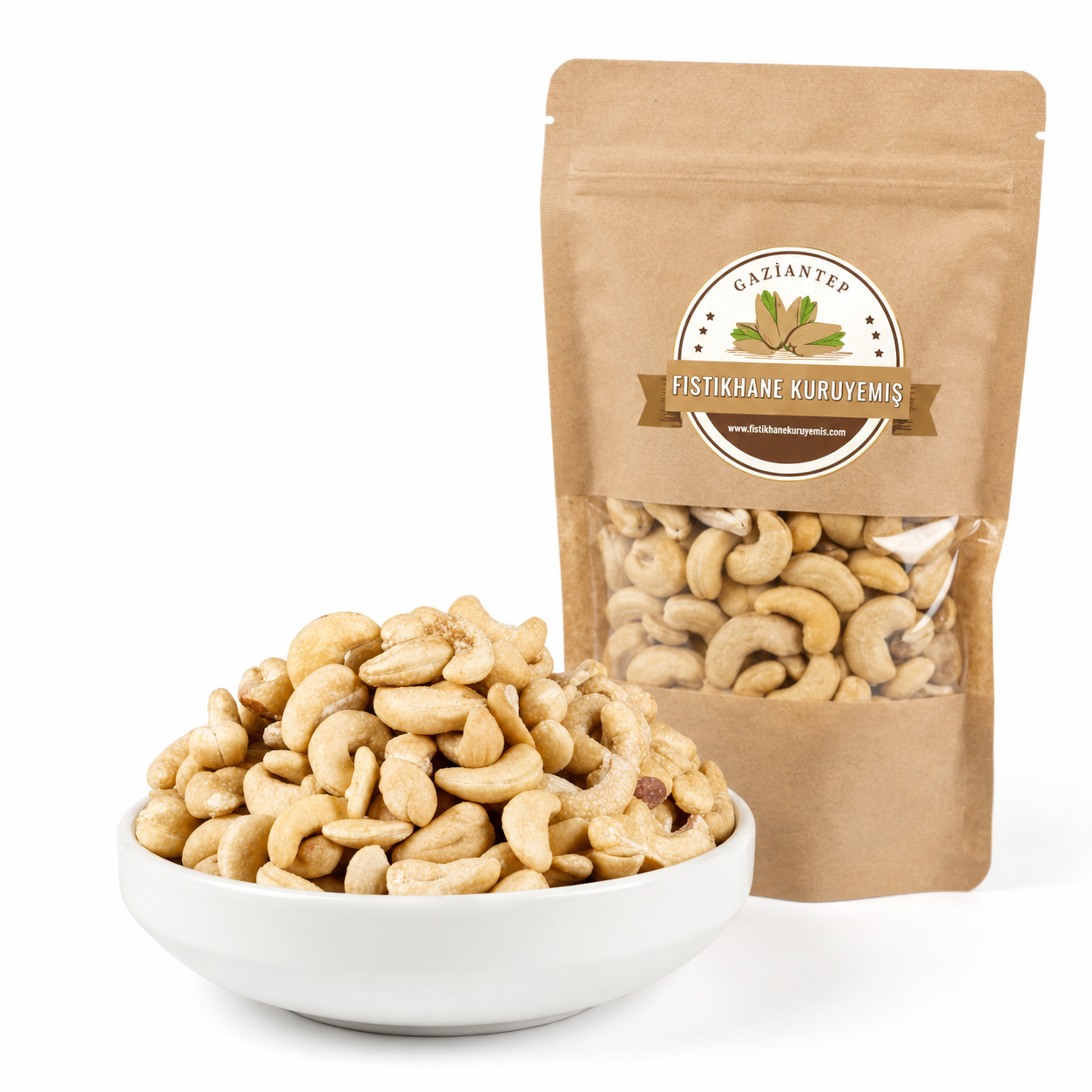500gr - yağsız kavrulmuş kaju
